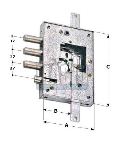 Serratura SECUREMME art. 2501.37