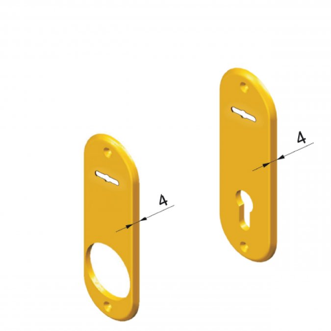 Kit mostrine DISEC per FIAM 1120P mod. KT074