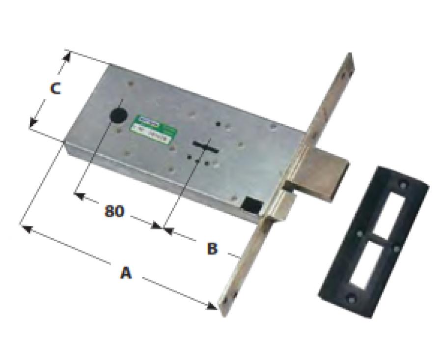 Serratura MOTTURA ART. 41812