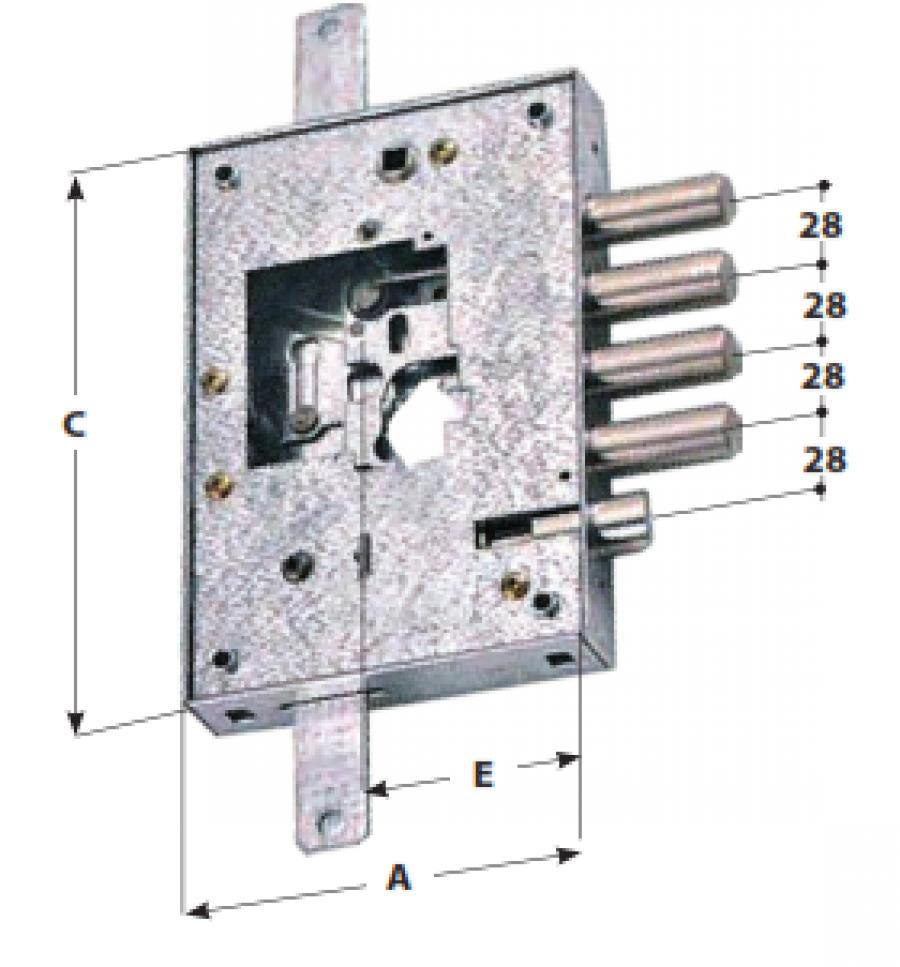 Serratura SECUREMME art. 2501.28